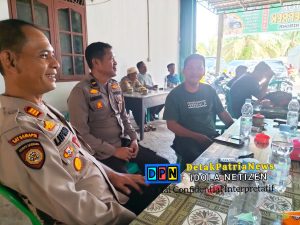 Kapolsek Tambusai Meminta Warga Desa Tingkok Untuk Tetap Menjaga Kondusifitas Desanya