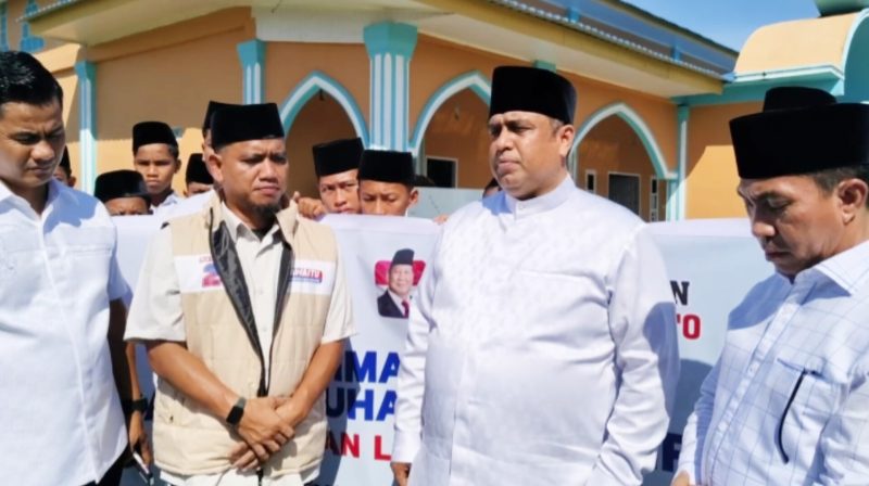 Calon Gubri M. Nasir Sumbangkan KWH PLN Gratis Untuk Pondok Pesantren PESWA