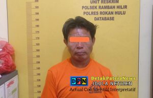 Pelaku Penggelapan Ranmor Diringkus Personil Unit Reskrim Polsek Rambah Hilir