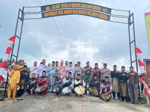 Polres Rokan Hulu dan Pemkab Resmikan Kampung Bebas Narkoba di Desa Rambah Hilir