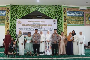 Polres Rokan Hulu Peringati Isra Mi’raj 1446 H dengan Penuh Khidmat di Masjid Al-Wahid