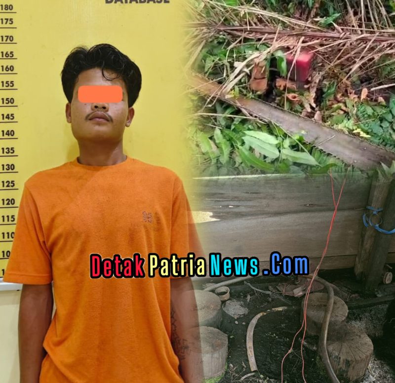 Polsek Bonai Darussalam Ungkap Kasus Pencurian Mesin Dompeng, Pelaku Ditangkap di Bengkalis