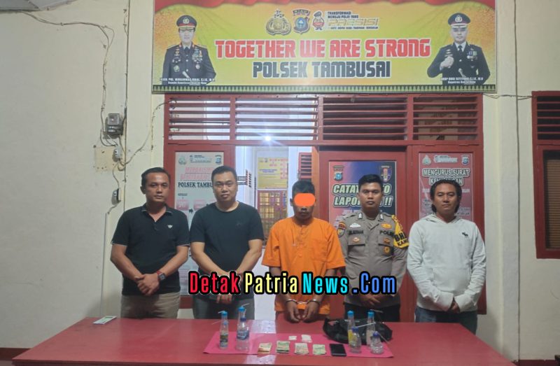 Gabungan Reskrim Tambusai dan Intel Kodim 0313/KPR Berhasil Ungkap Narkotika Jenis Sabu Seberat 41,88 Gram