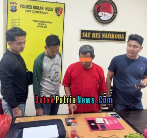 Sat Res Narkoba Polres Rokan Hulu Tangkap Pengedar Sabu di Desa Batas