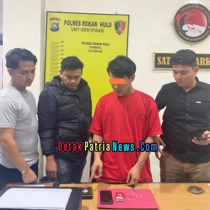 Sat Resnarkoba Polres Rokan Hulu Tangkap Pengedar Sabu di Kebun Sawit Ujungbatu Timur