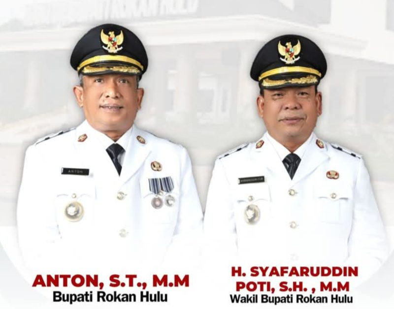 Bupati dan Wakil Bupati Rokan Hulu Resmi Dilantik, Tandai Awal Masa Jabatan 2025-2030