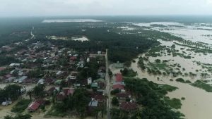 Hari Ketiga Banjir di Desa Sontang, 400 KK Terdampak, Kades Harap Pemda Rokan Hulu Hadir