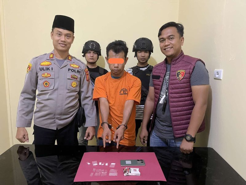 Residivis Kembali Diciduk dalam Operasi TRLK-25, Polsek Kepenuhan Amankan 3,62 Gram Sabu