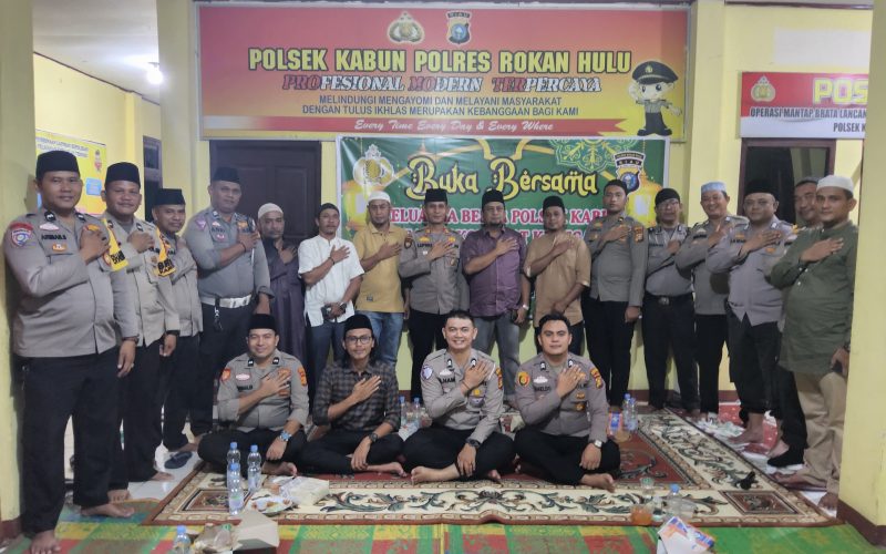 Polsek Kabun Gelar Buka Puasa Bersama Tokoh Adat dan Perwakilan HK Group, Pererat Sinergi untuk Keamanan Wilayah
