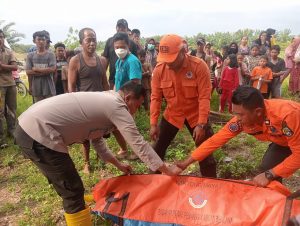 Warga Muara Dilam Temukan Jenazah Anak Kecil Mengapung di Sungai Rokan
