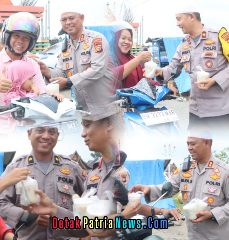 Polres Rokan Hulu Berbagi Takjil, Wujud Kepedulian Polri di Bulan Suci Ramadhan