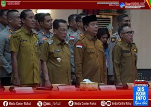 Pemprov Riau Gelar Rakor Penanganan Karhutla, Wakil Bupati dan Kapolres Rohul Hadir
