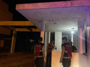 Kasat Samapta Polres Rokan Hulu Iptu Nanang Pujiono SH Laksanakan Patroli Lebaran