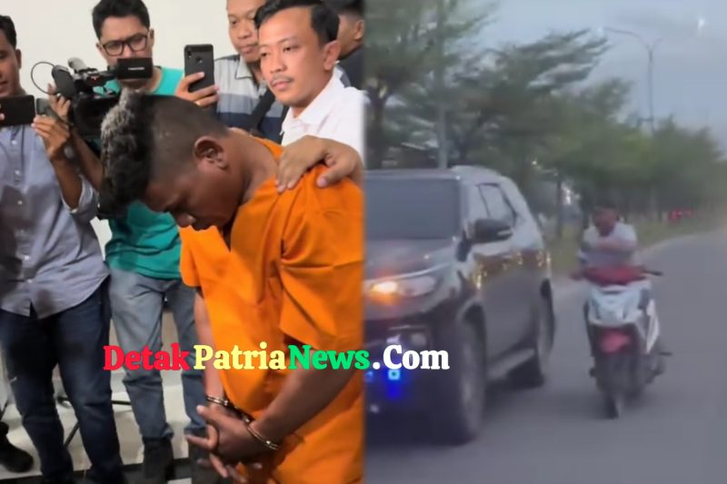Viral Aksi Penusukan Mobil di Pekanbaru, Pelaku Jhon Kupang Berhasil Ditangkap Polisi
