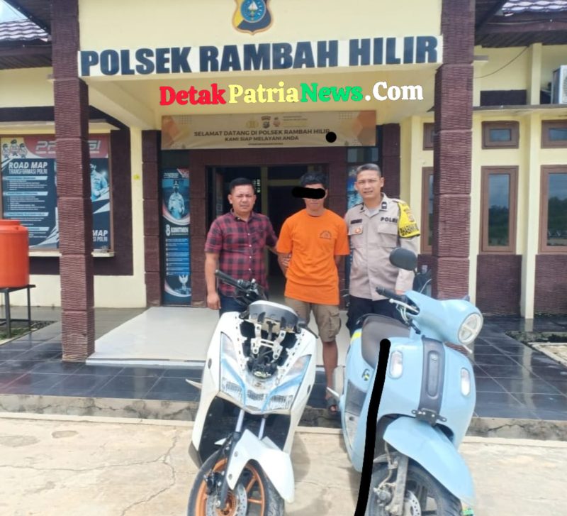 Polsek Rambah Hilir Ungkap Kasus Curanmor di Dusun Suka Makmur, Satu Pelaku Ditangkap