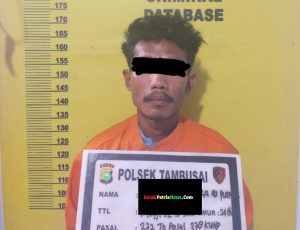 Gerak Cepat.! Tim Gabungan Polsek Tambusai Dan Resmob Polres Rokan hulu Tangkap Penggelapan Sepeda Motor
