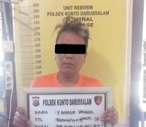 Polsek Kunto Darussalam Amankan Pria Pengirim Foto Porno ke Istri Warga