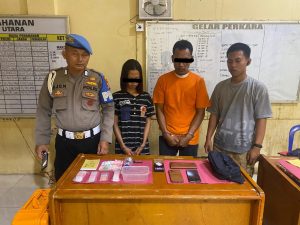 Dua Pengedar dan Kurir Sabu Diciduk Reskrim Polsek Tambusai Utara di KM 27 Mahato, Rokan Hulu