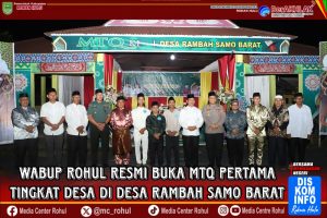 Desa Rambah Samo Barat Gelar MTQ Tingkat Desa 2025, Cetak Generasi Qurani di Rokan Hulu