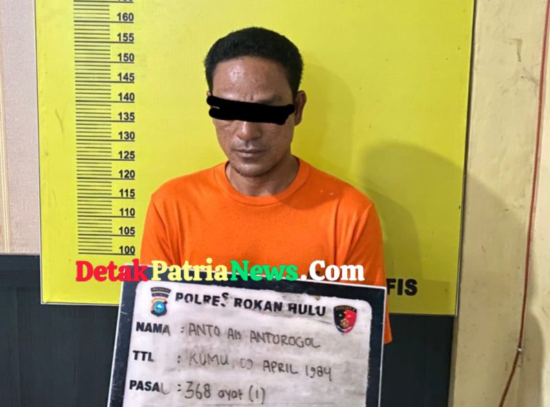 Preman Lakukan Pemerasan di Simpang Kuari Rambah Hilir, Resmob Polres Rohul Amankan Pelaku