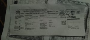 Warga Sei Intan Kehilangan STNK Sepeda Motor NMax di Jalan Menuju Pulang Dari Ujungbatu