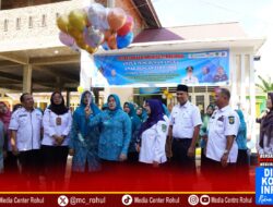 Ketua TP PKK Rohul Laksanakan Imunisasi Zero Dose Serentak Digelar di Rokan Hulu, 1579 Anak Jadi Target Utama
