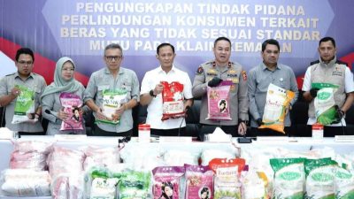 Satgas Pangan Polri Ungkap Dugaan Pengoplosan Beras, Potensi Kerugian Capai Rp99,35 Triliun Per Tahun
