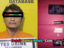 Unit Reskrim Polsek Tambusai Berhasil Ungkap Kasus Narkoba 6,84 Gram Sabu di Desa Batang Kumu