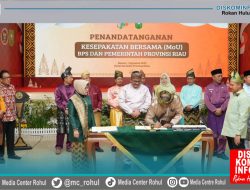Pemkab Rohul dan BPS Teken MoU Wujudkan Satu Data Indonesia di Riau