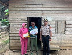 Siswa SIP Angkatan 54 Gelombang 2 Gelar Bakti Sosial di Tandun, Rohul