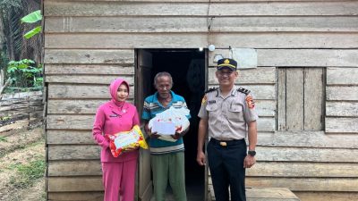 Siswa SIP Angkatan 54 Gelombang 2 Gelar Bakti Sosial di Tandun, Rohul