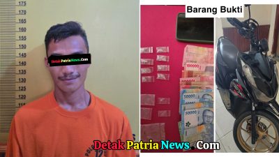 Polsek Rokan IV Koto Tangkap Pengedar Sabu 8 Paket di Rokan Hulu