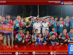 Wabup Rohul Tutup Turnamen Voli Rambah Hilir Cup II, KJMR Kulim Jaya Juara Usai Laga Sengit