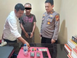 Polsek Tandun Tangkap Residivis Curas dan Narkoba Saat Nyabu di Warung Makan