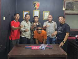 Polsek Ujungbatu Bekuk Bandar Narkoba di Jalan Matoa, Rokan Hulu