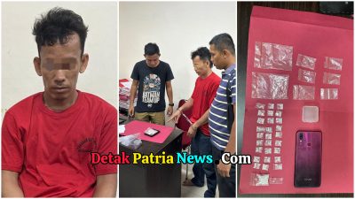 Satresnarkoba Polres Rokan Hulu Bekuk Pengedar, Amankan 29 Paket Sabu di Rambah Hilir