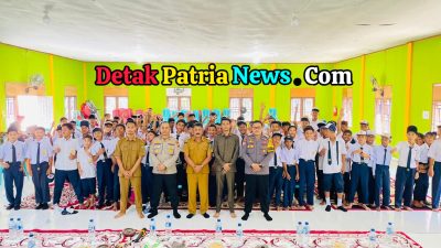 Kapolsek Kunto Darussalam Sosialisasikan Bahaya Narkoba kepada Siswa dan Warga Sungai Kuti