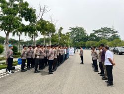 Polres Rokan Hulu Amankan Upacara Hari Jadi ke-26 Kabupaten Rokan Hulu Tahun 2025