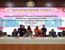 Polda Riau dan Lanal Dumai Gagalkan Penyelundupan 30 Kg Sabu di Pelabuhan Roro