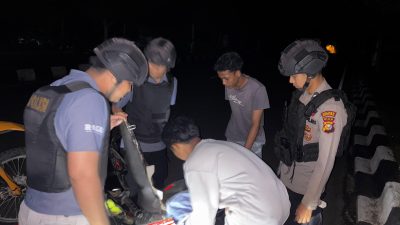 Tim RAGA Polres Rokan Hulu Intensifkan Patroli Malam, Tekan Genk Motor dan Ciptakan Rasa Aman