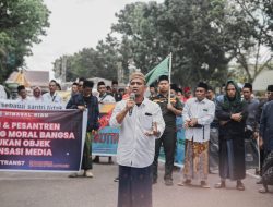 Ratusan Alumni HIMASAL Riau Gelar Aksi Damai Protes Tayangan Trans7 yang Dinilai Hina Ulama Lirboyo