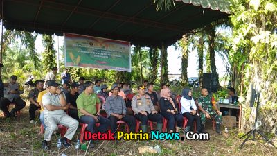 Polsek Ujung Batu Dukung Swasembada Pangan Lewat Penanaman Jagung Serentak Kuartal IV