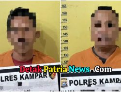 Polres Kampar dan TNI Razia Tambang Ilegal di Tapung, Dua Pelaku dan Alat Berat Diamankan