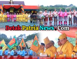 Semangat Tak Surut, Upacara Hari Jadi ke-26 Kabupaten Rokan Hulu Berlangsung Khidmat di Tengah Rintik Hujan