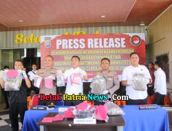 Polres Rokan Hulu Ungkap 38 Kasus Narkoba Selama Operasi Antik 2025, 57 Tersangka Diamankan