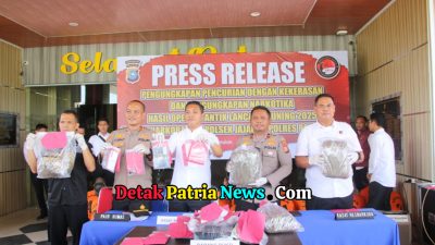 Polres Rokan Hulu Ungkap 38 Kasus Narkoba Selama Operasi Antik 2025, 57 Tersangka Diamankan