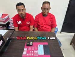 Satresnarkoba Polres Rokan Hulu Tangkap Dua Pengedar Sabu di Bonai Darussalam, 5 Gram Barang Bukti Diamankan