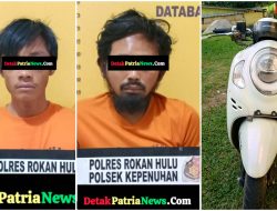 Polsek Kepenuhan Berhasil Ungkap Kasus Curanmor, Dua Pelaku Asal Pekanbaru Ditangkap