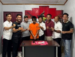 Tim Vampire Polsek Ujung Batu Tangkap Pria Diduga Edarkan Narkotika di Jalan Matoa Rohul