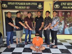 Tim Vampire Polsek Ujung Batu Tangkap Buronan Curanmor Lima Bulan di Warung Kelapa Muda